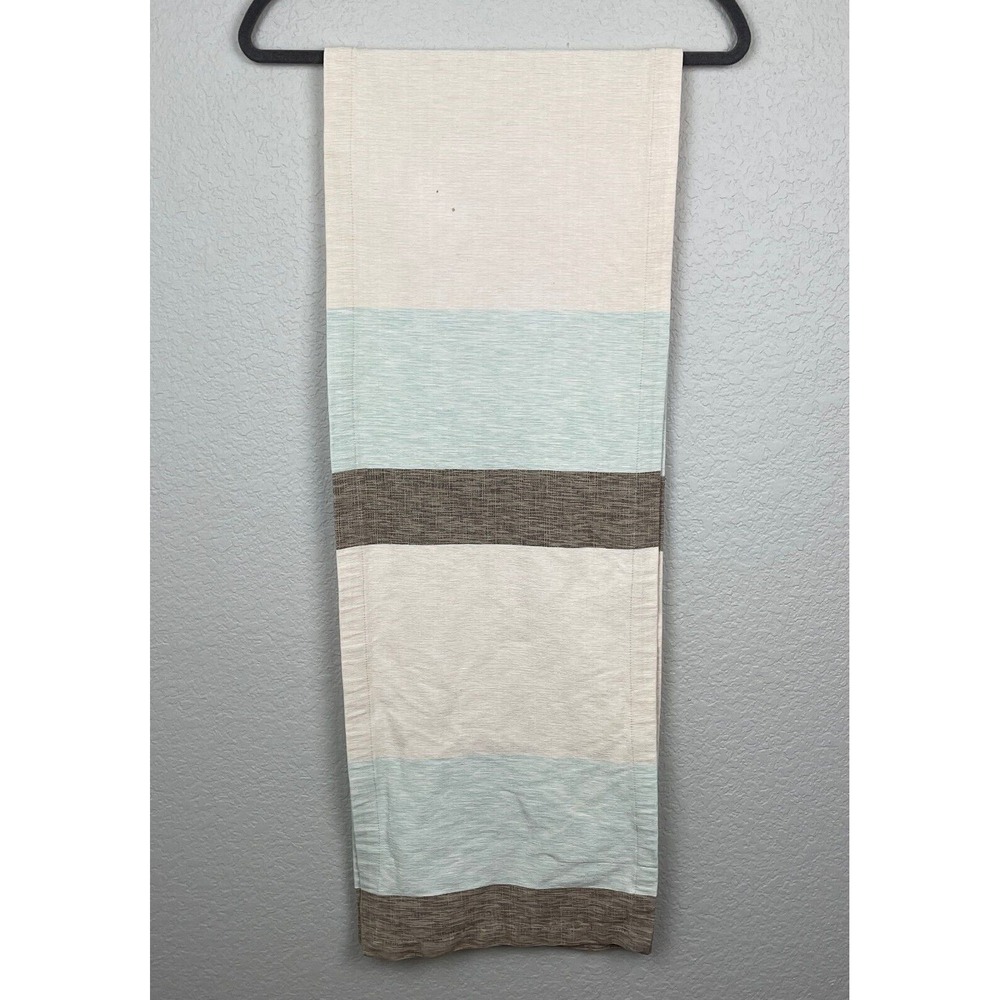 Table Runner Striped Color Block  Home 12"x70" Dining Table Pastel Spring Cotton - Picture 1 of 8